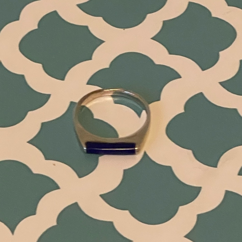 Sterling Silver Lapis Ring
